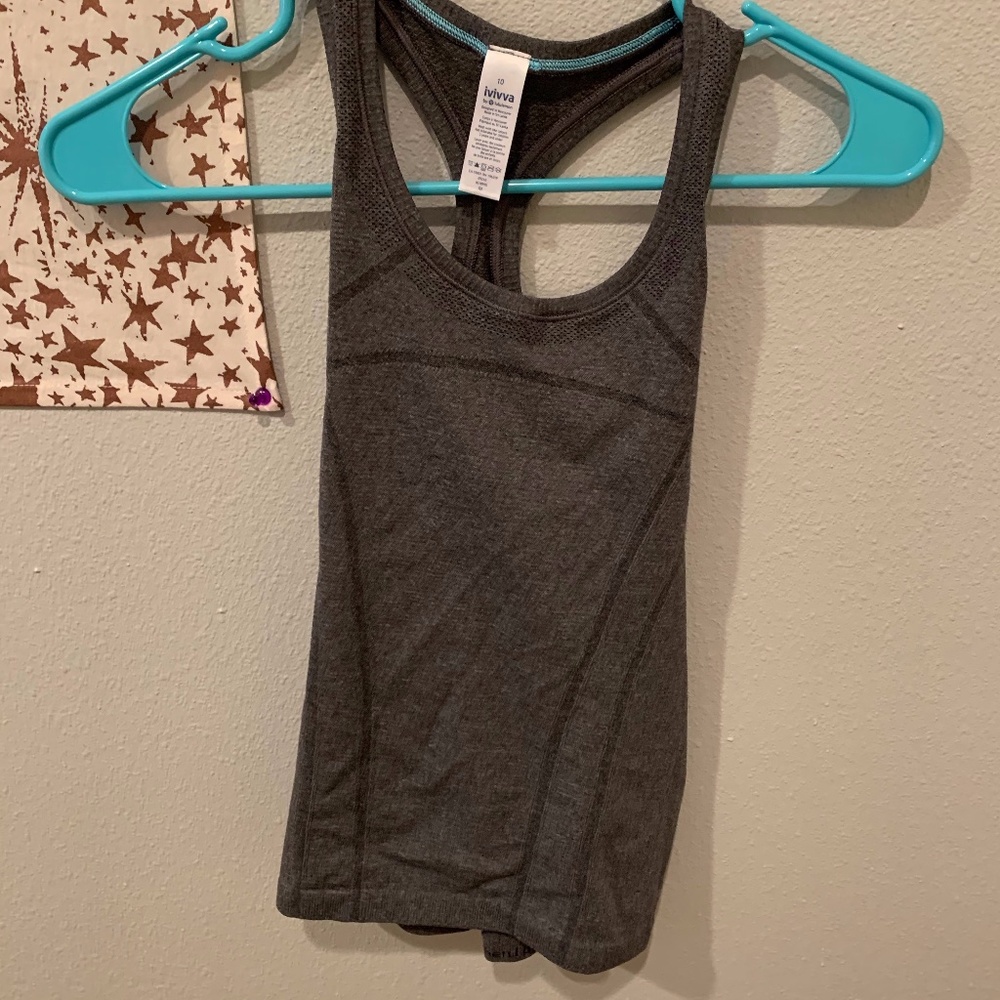Grey Athletic Tank Top